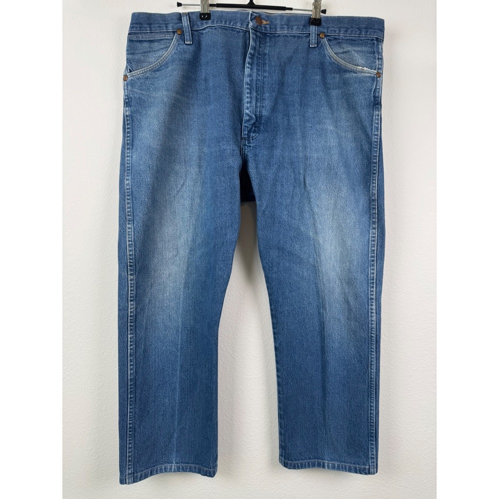 Wrangler Jeans Mens 42x30 Blue Good Cowboy Cut 13MWZPW Western Denim Casual